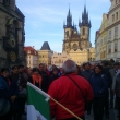 El coro mxicano cantando delante del Reloj Astronmico de Praga de 2012 en La Plaza de La Ciudad Vieja